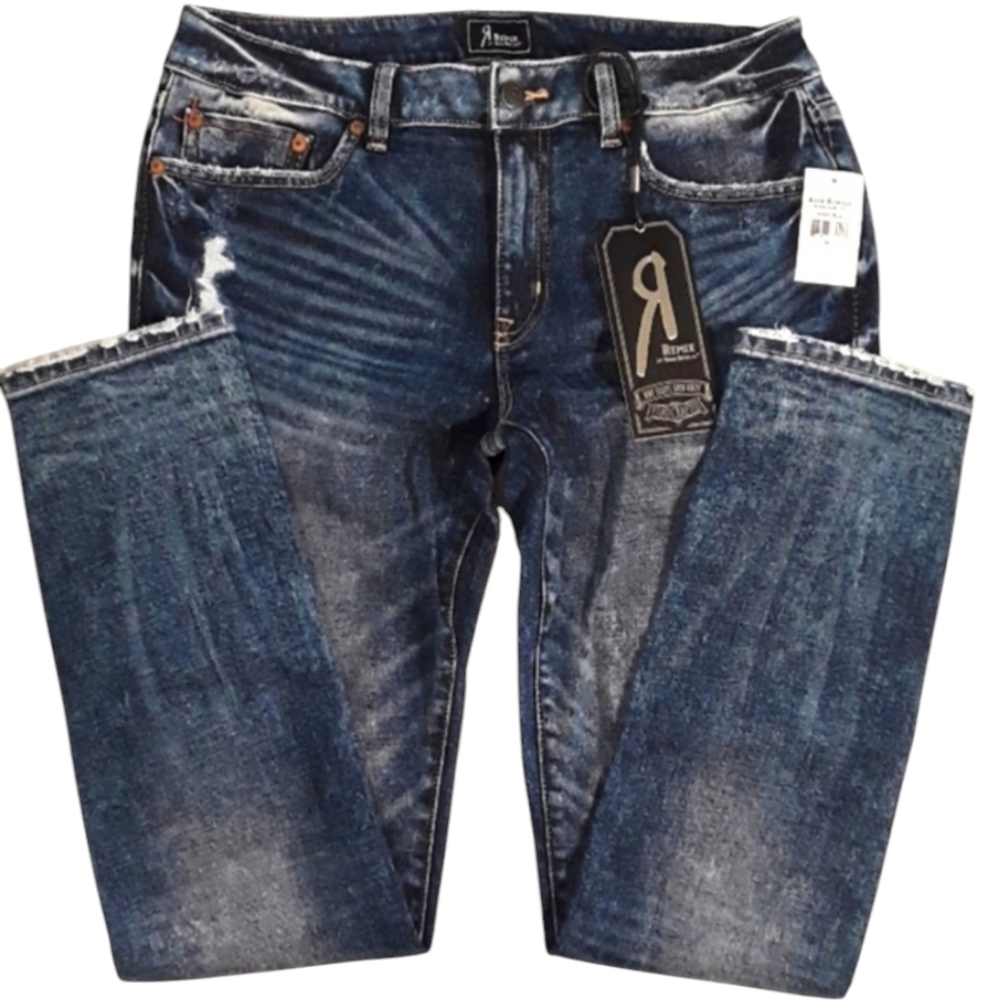 🆕️Remix by Rock Revival Skinny Jeans. Women's Size: Waist 30x29 Inseam.